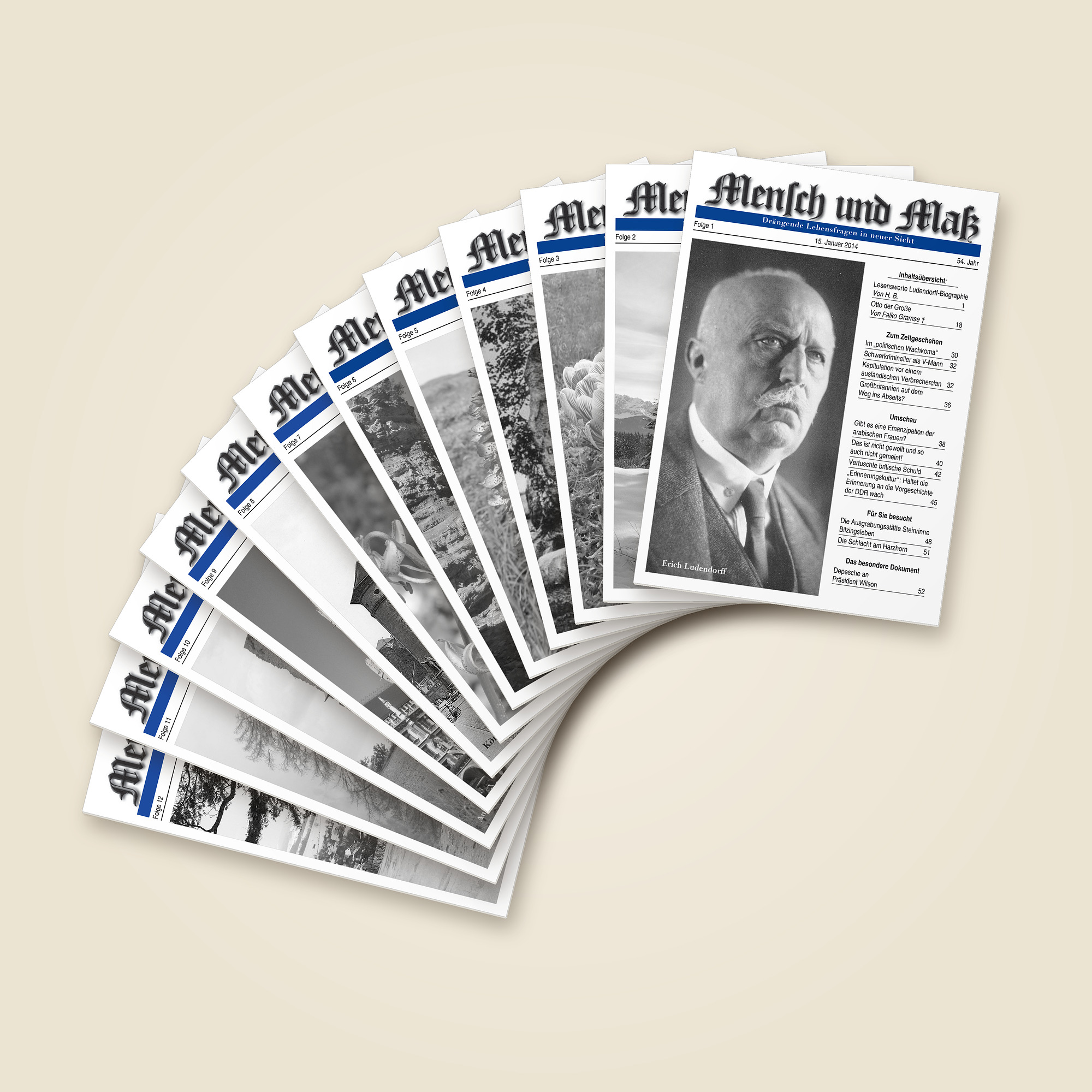Jahrgang 2014 Mensch und Maß (12 Hefte als PDF)