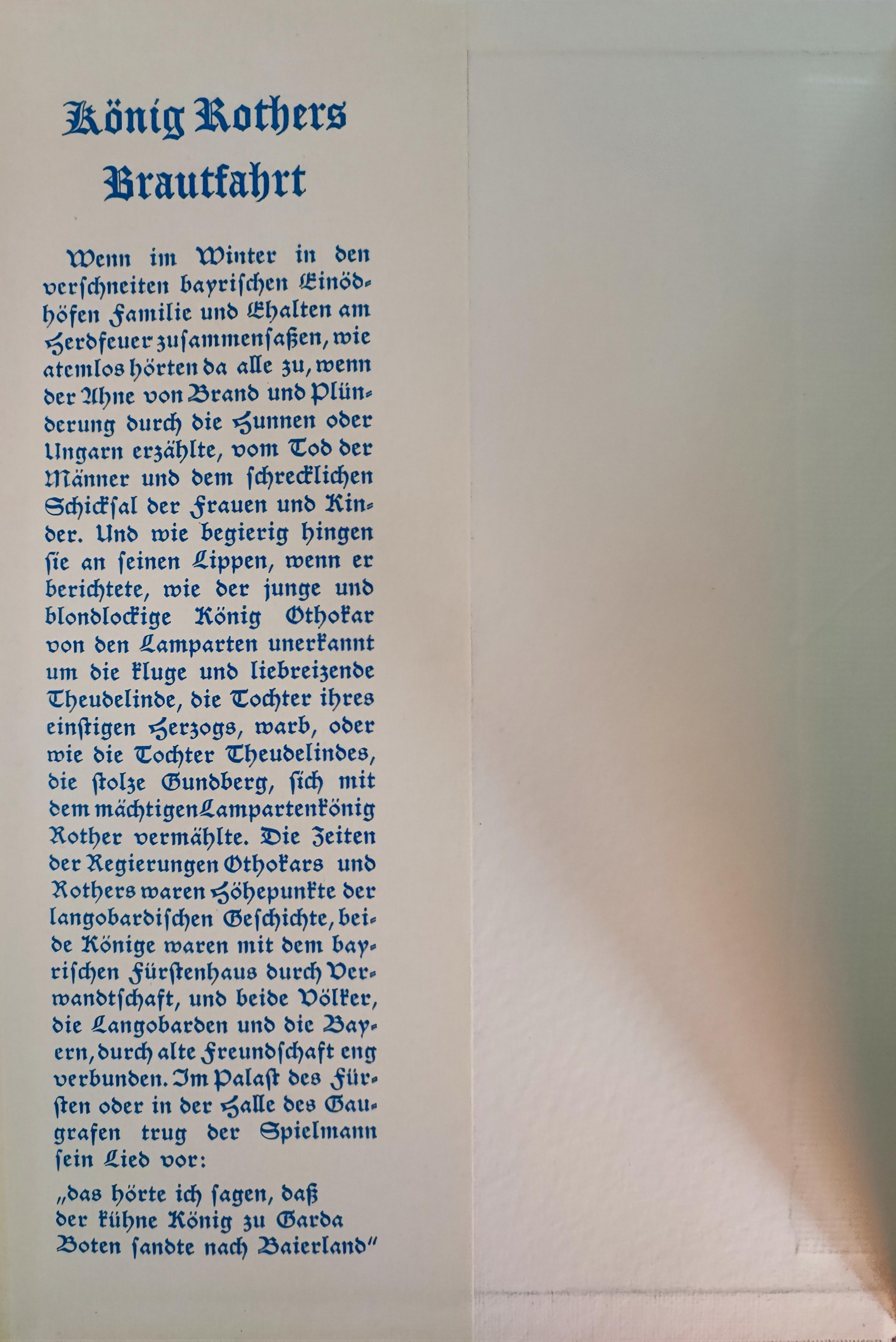 Graf, Hans: König Rothers Brautfahrt
