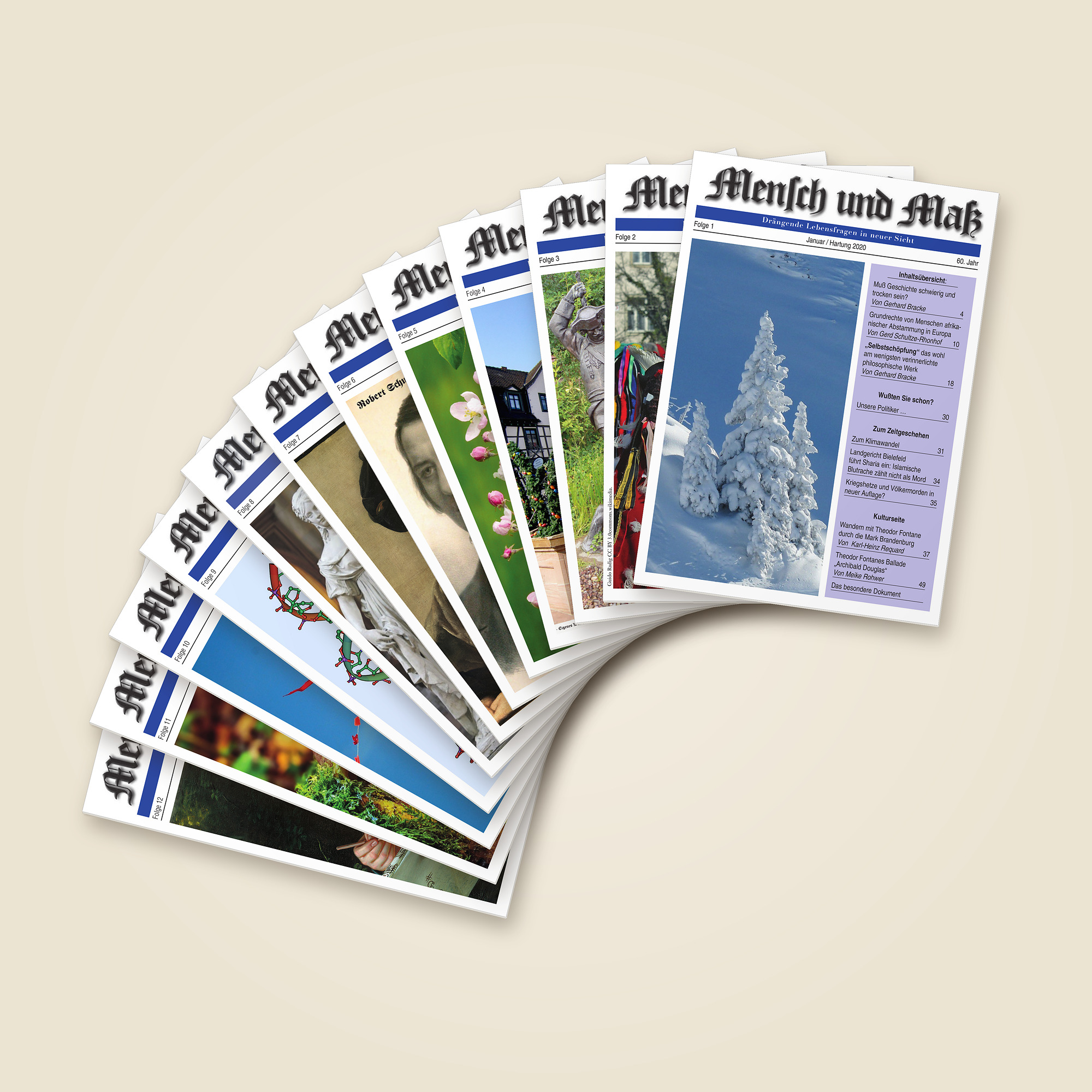 Jahrgang 2020 Mensch und Maß (12 Hefte als PDF)