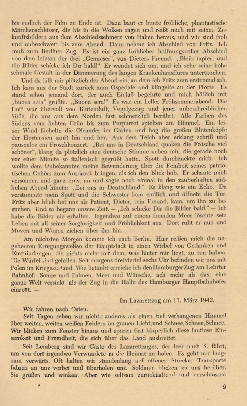 Behrens, Ilse: Wer aus Rußland kommt ist müde