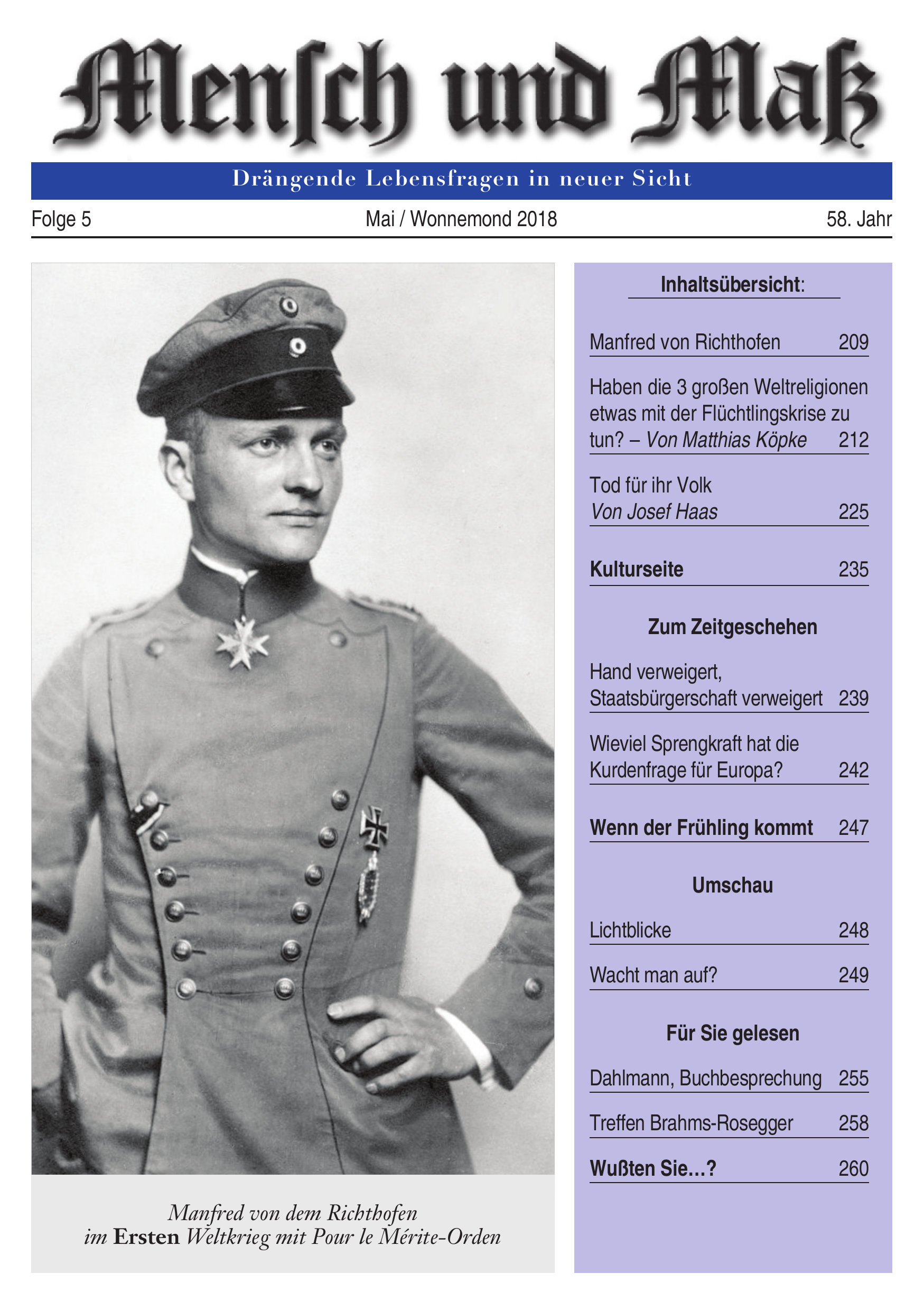 2018/05 Mensch und Maß