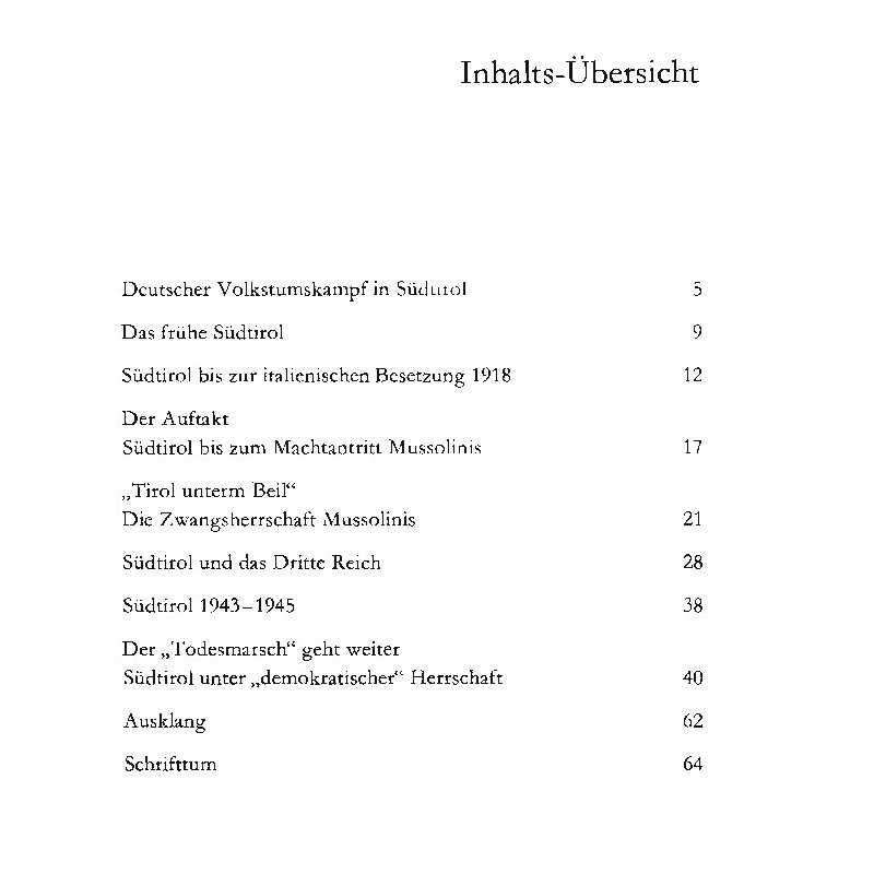 Werner, Walther: Deutscher Volkstumskampf in Südtirol