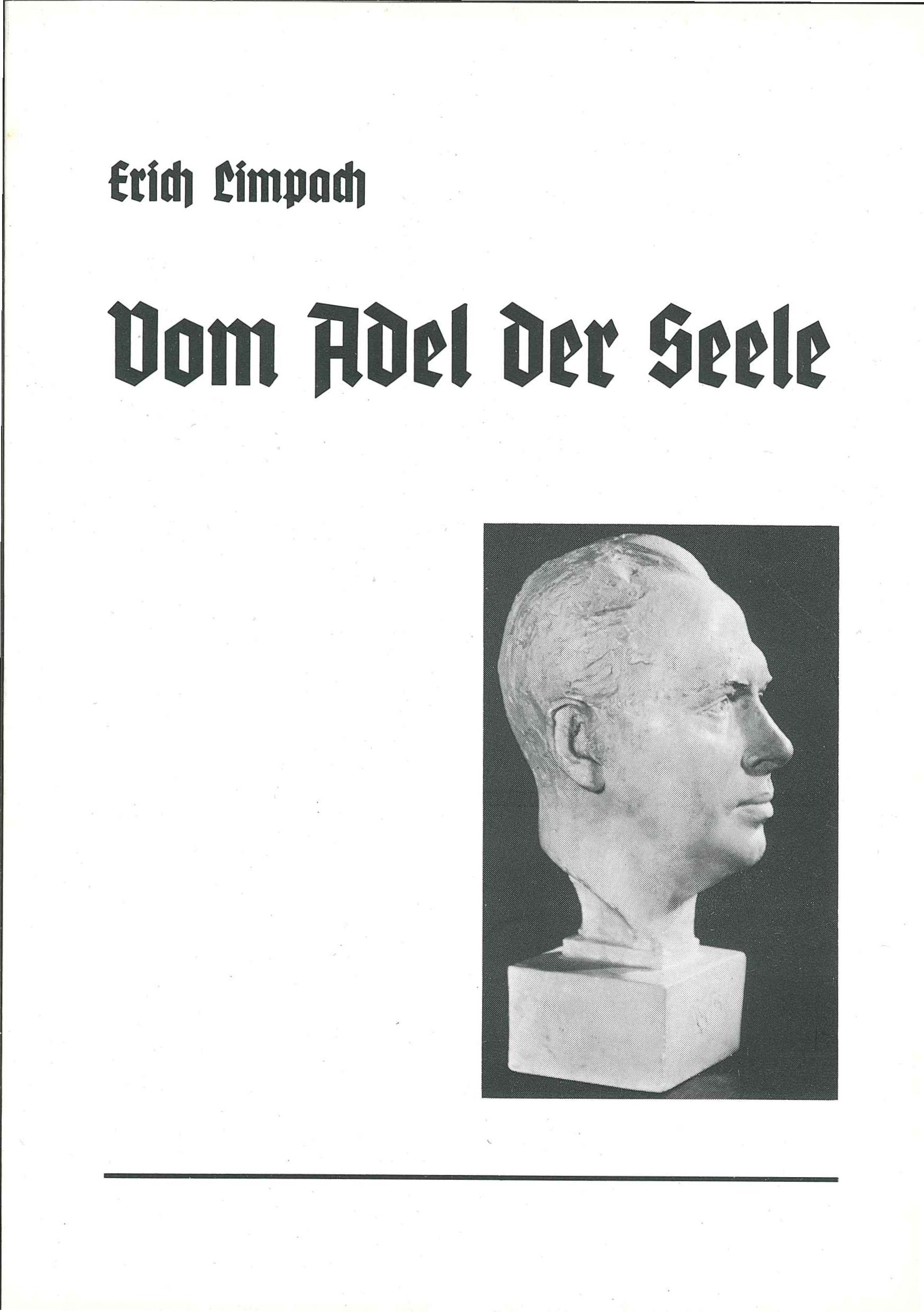 Limpach, Erich: Vom Adel der Seele Buchcover: Vom Adel der Seele von Erich Limpach