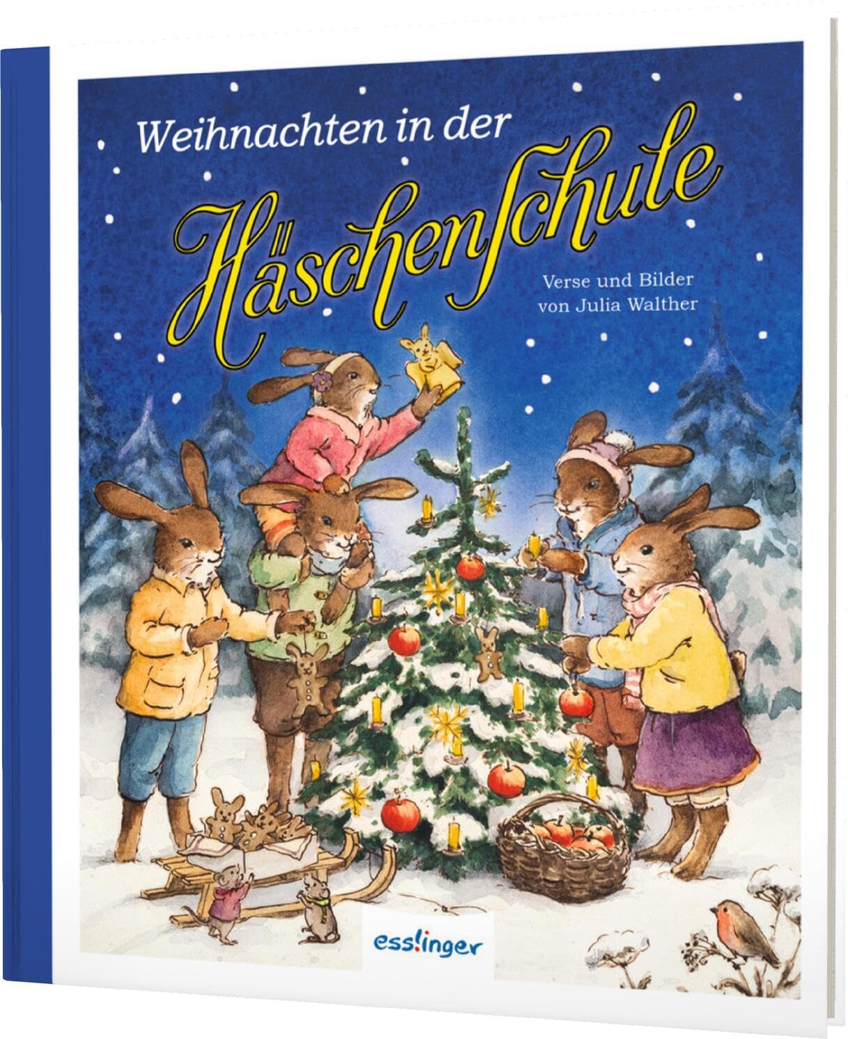 Buchcover: Weihnachten in der Häschenschule von Julia Walther