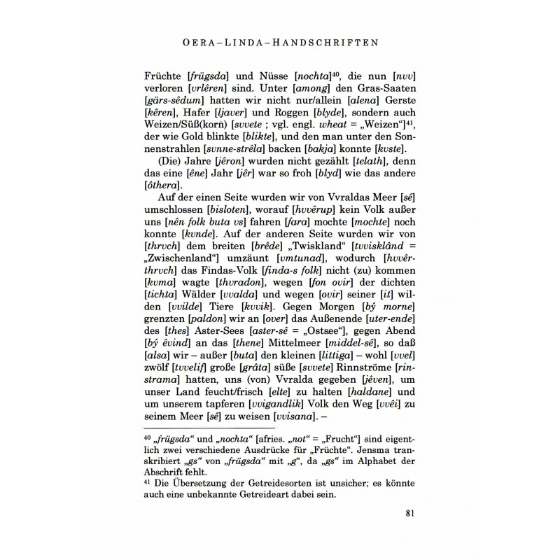Menkens, Harm (Hrsg.): Die Oera-Linda-Handschriften