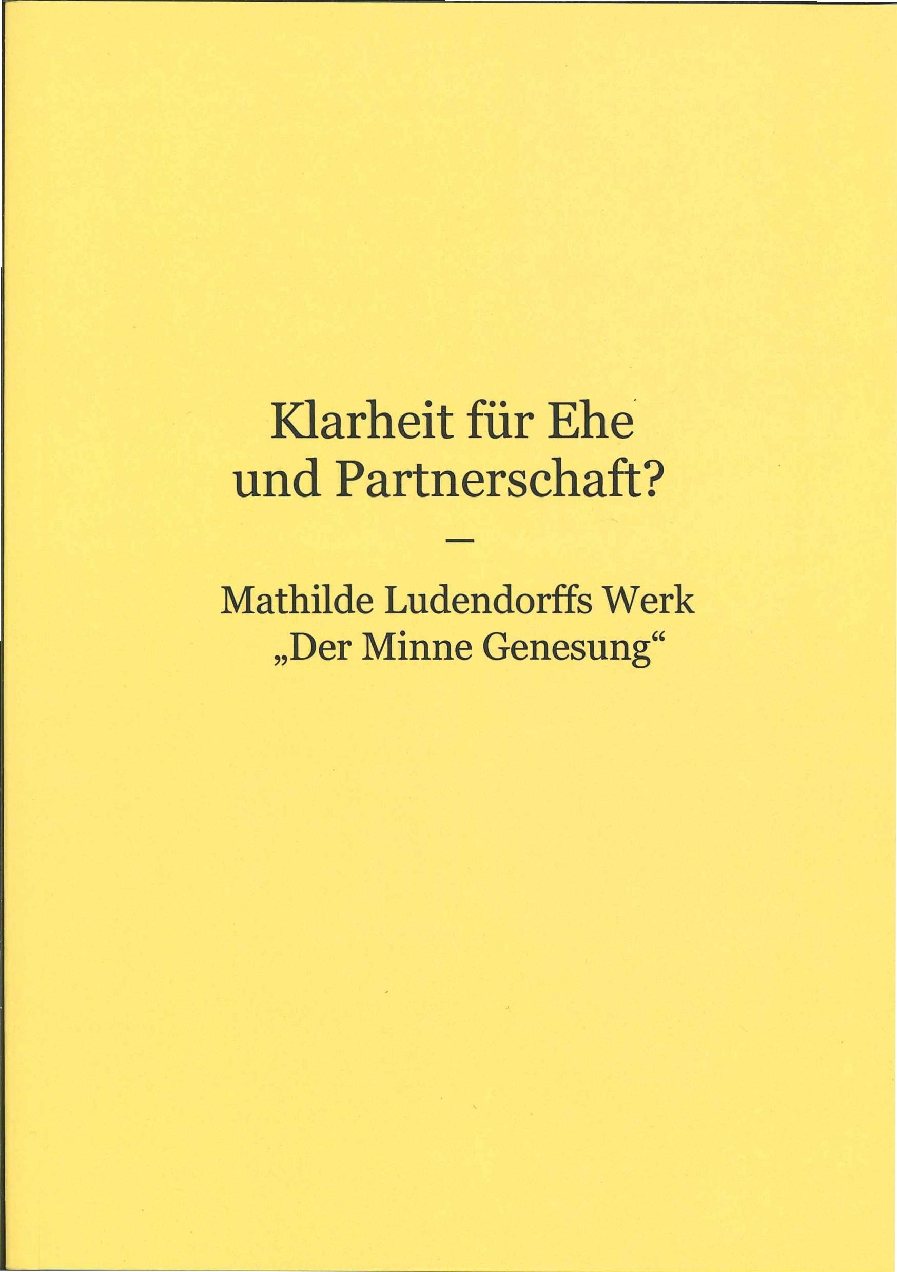 Köpke, Matthias (Hrsg.): Klarheit für Ehe und Partnerschaft? Buchcover: Klarheit für Ehe und Partnerschaft? – herausgegeben von Matthias Köpke
