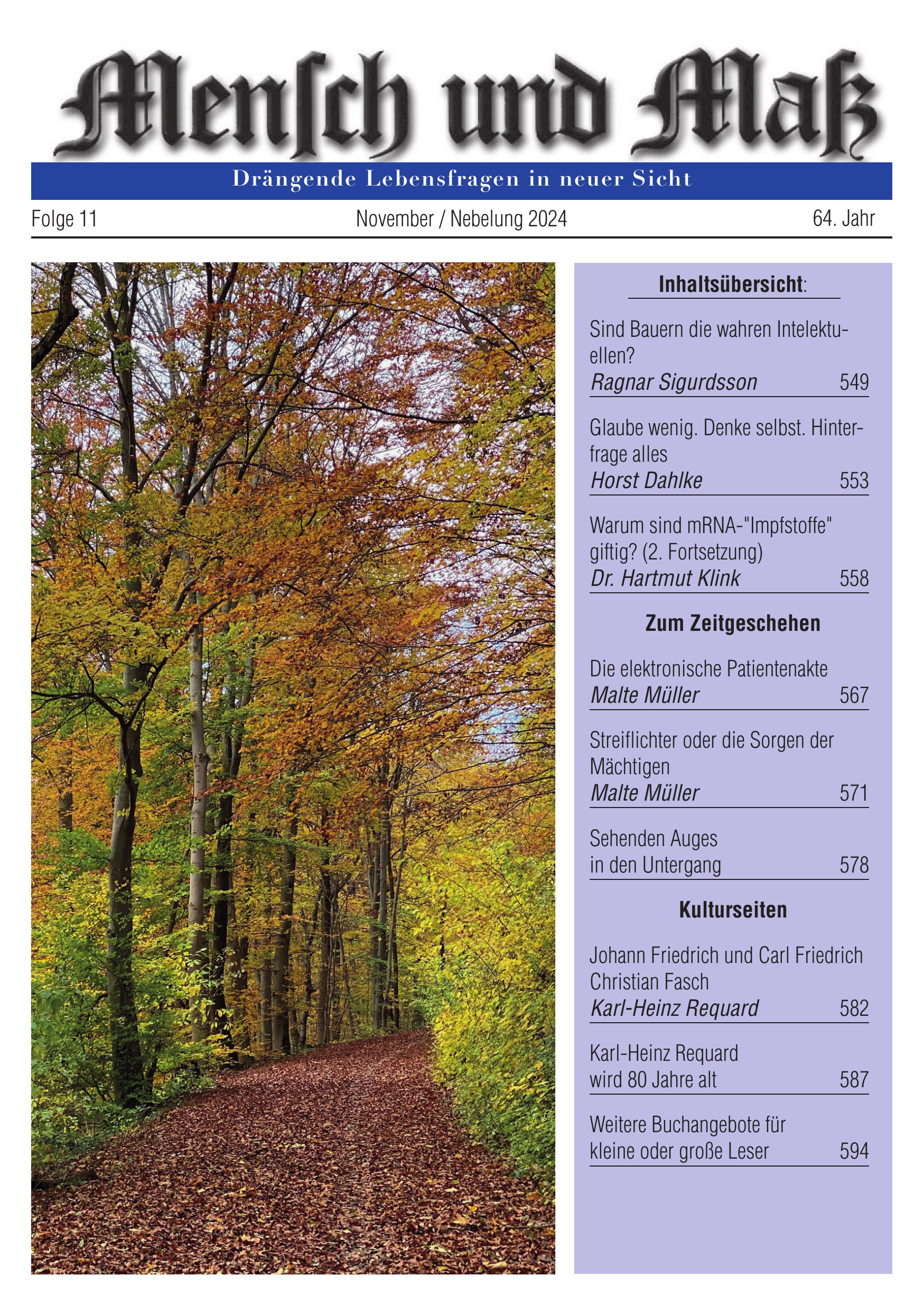 2024/11 Mensch und Maß