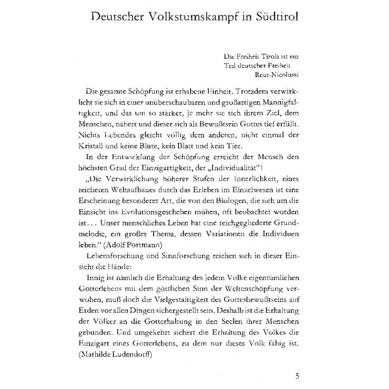 Werner, Walther: Deutscher Volkstumskampf in Südtirol