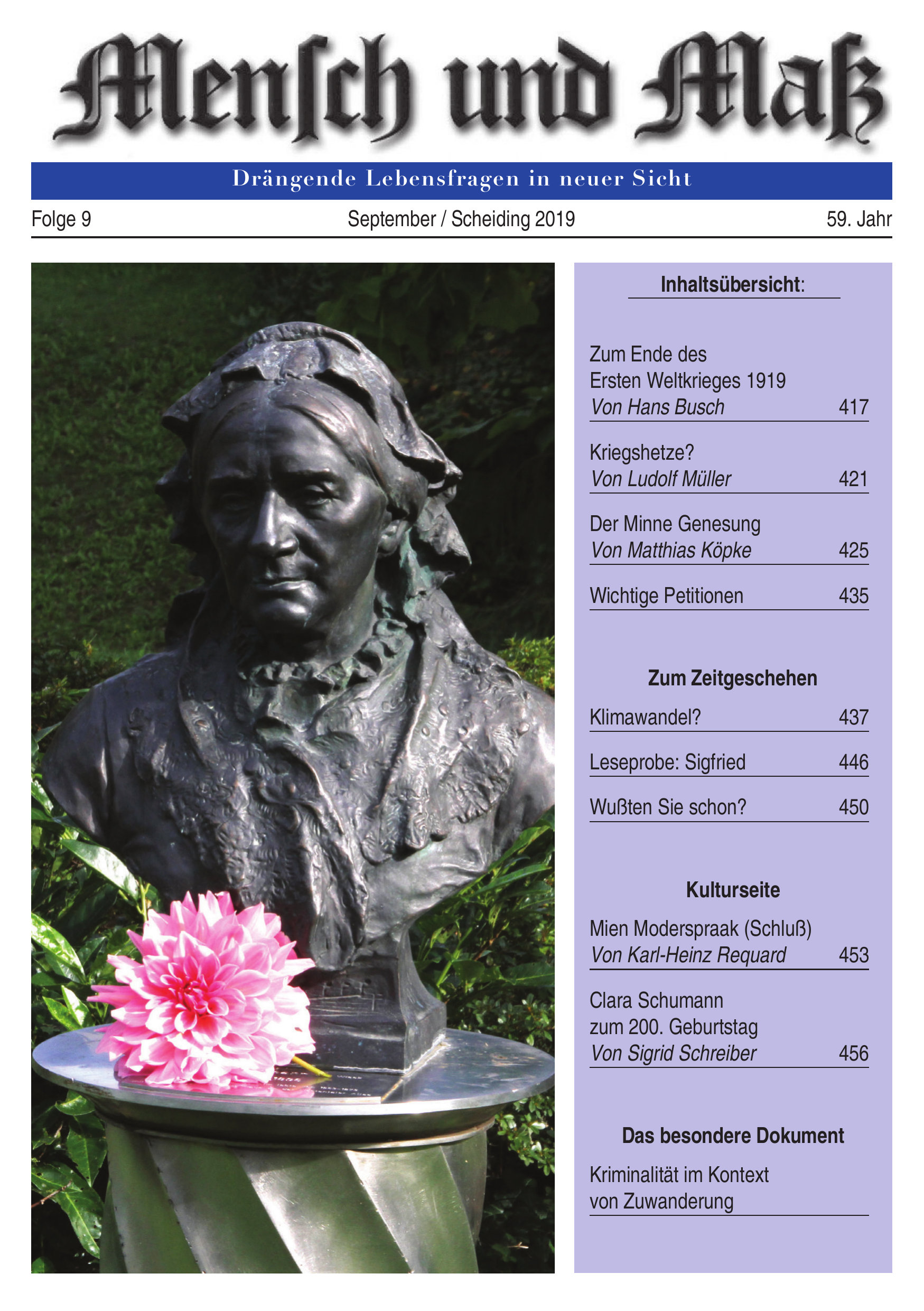 2019/09 Mensch und Maß