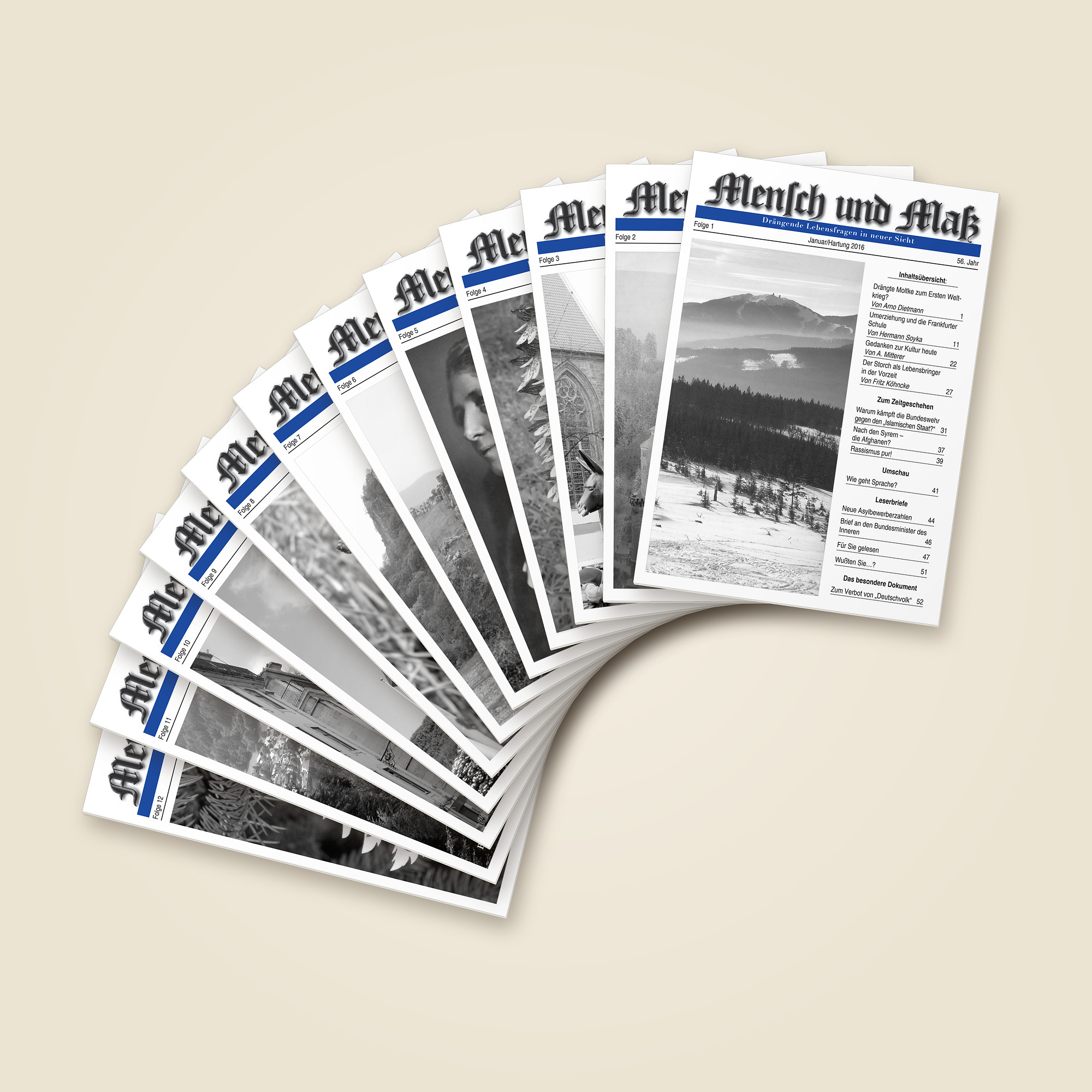 Jahrgang 2016 Mensch und Maß (12 Hefte als PDF) Jahrgang 2016 Mensch und Maß (12 Hefte als PDF)