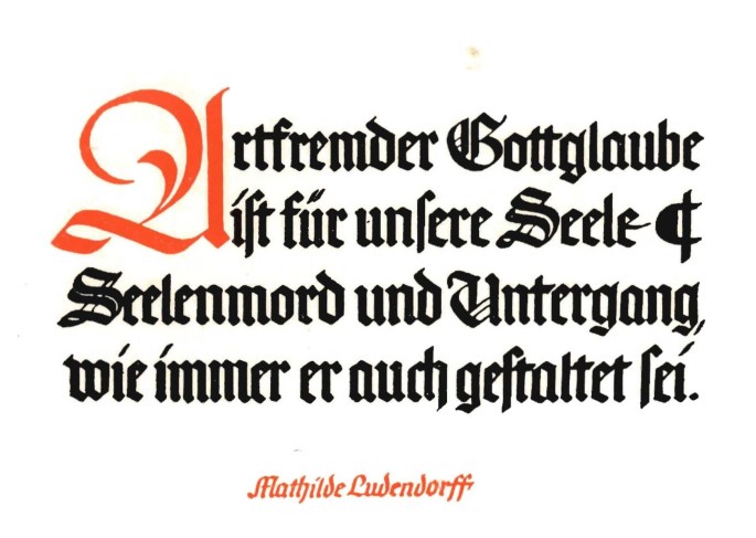 Ludendorff, Erich und Mathilde: Spruchkartenserie 12 Postkarten Ludendorff, Erich und Mathilde: Spruchkartenserie 12 Postkarten