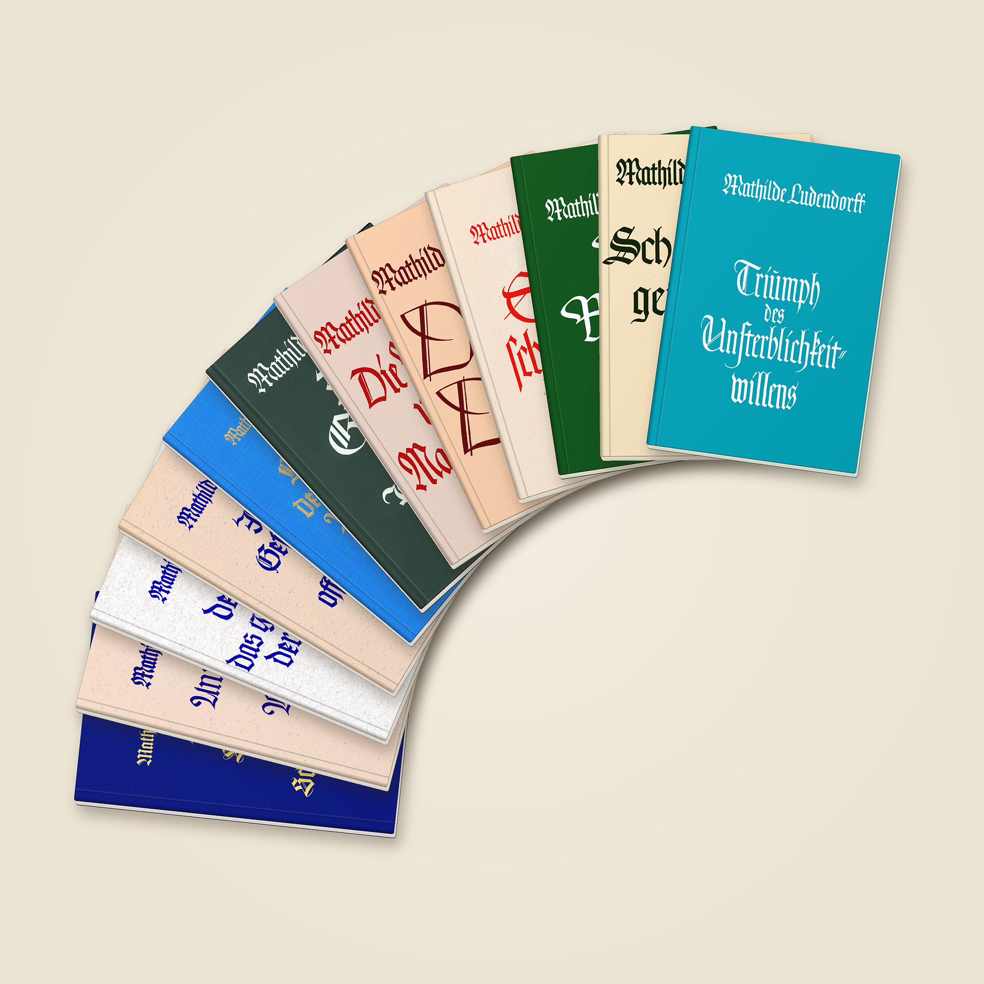 Ludendorff, Mathilde: Die philosophischen Hauptwerke (Set mit 12 Bänden) Ludendorff, Mathilde: Die philosophischen Hauptwerke (Set mit 12 Bänden)