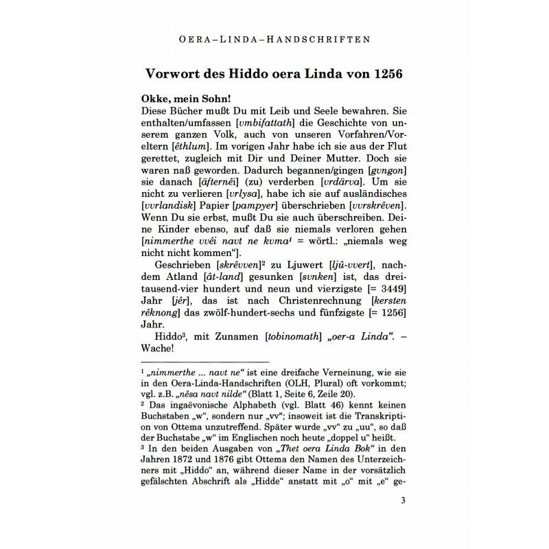 Menkens, Harm (Hrsg.): Die Oera-Linda-Handschriften