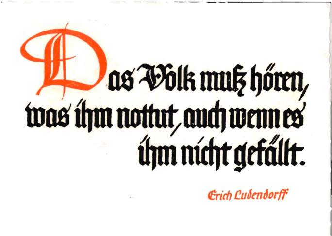 Ludendorff, Erich und Mathilde: Spruchkartenserie 12 Postkarten Ludendorff, Erich und Mathilde: Spruchkartenserie 12 Postkarten