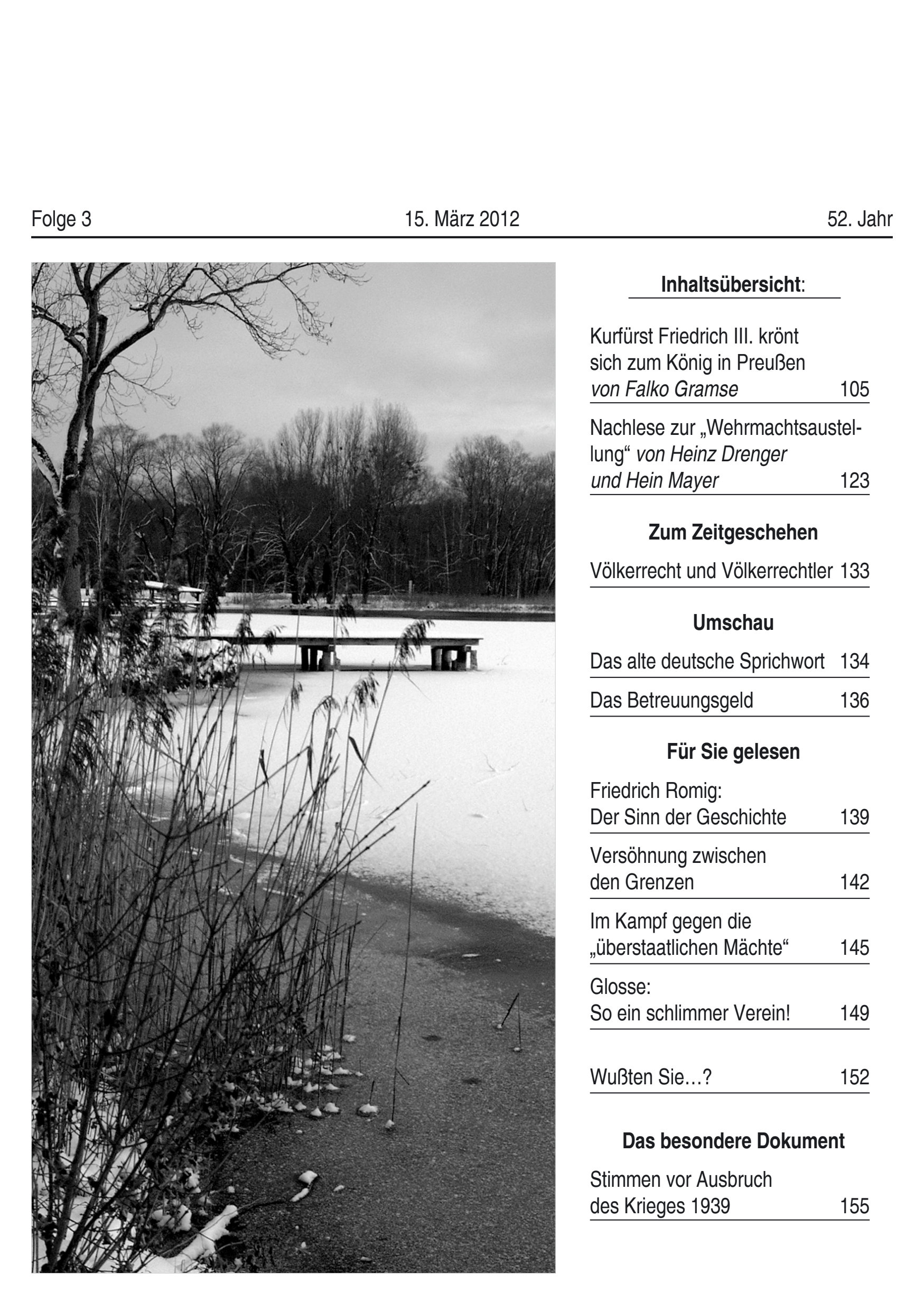 2012/03 Mensch und Maß Titelseite Zeitschrift Mensch und Maß, Heft 03/2012